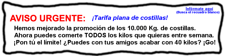 10.000 Kg. de carne GRATIS en Restaurantes de Madrid!!