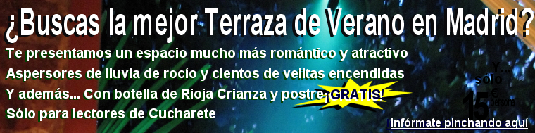 Terrazas de verano en Restaurantes de Madrid? Hay al mejor! Con vino y postre gratis!