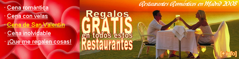 Ofertas de Restaurantes en San Valentín - © Cucharete.com