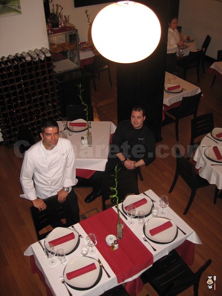 Carlos Rojas y Félix Celester - Chefs del Restaurante La Alacena de Serrano (Madrid) - © Cucharete.com