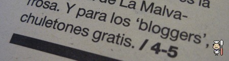 Chuletón & Blogs en el Diario de Alcalá