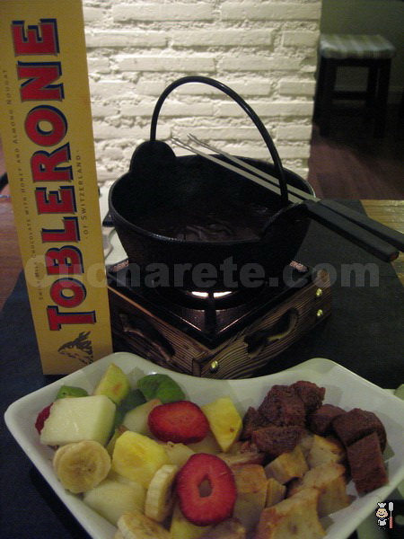 Fondue de Chocolate Gratis en el Restaurante Micota - © Cucharete.com