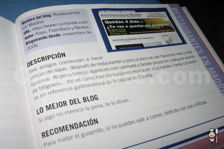 Cucharete.com en La Gran Guía de los Blogs