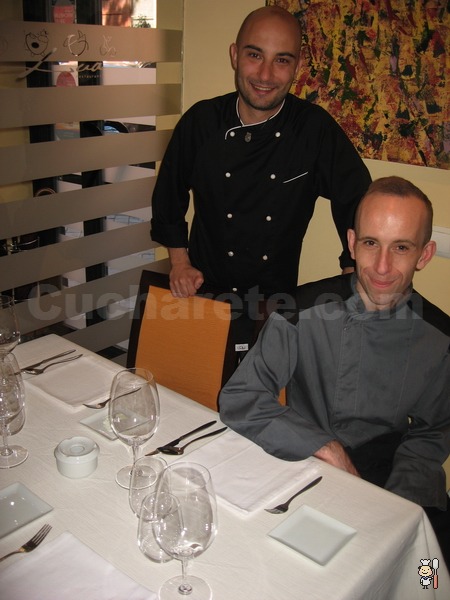 Manuel Domínguez Carrete y Pedro Espinosa - Chefs del Restaurante Lúa (Madrid) - © Cucharete.com