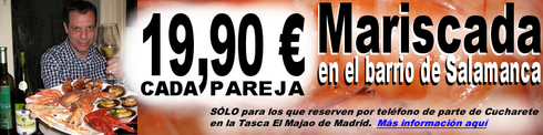 Mariscada para 2 personas en la Tasca el Majao por sólo 19,95 € ¡Viva Cucharete! - © Cucharete.com