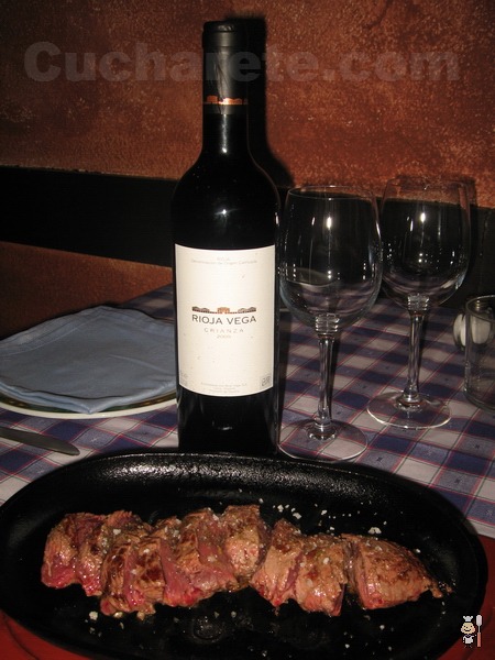 Rioja Crianza 2005 y Sopa de Chocolate Gratis en La Nova - © Cucharete.com