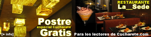 Promoción: Postre Especial Cucharete Gratis - © Cucharete.com