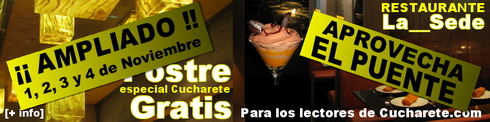 Promoción: Postre Especial Cucharete Gratis - © Cucharete.com