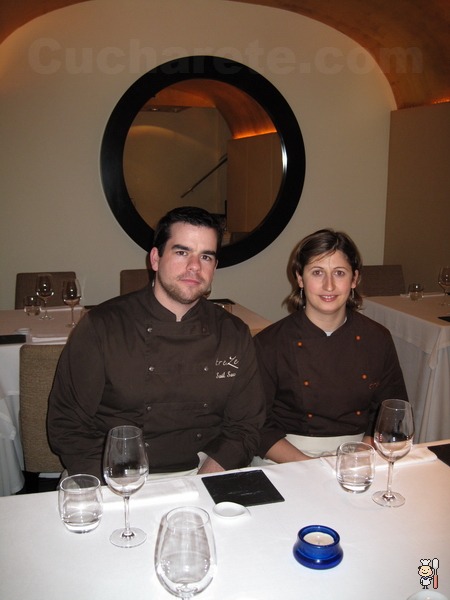 Saúl Sanz y Elena Ursu - Chefs del Restaurante Treze (Madrid) - © Cucharete.com