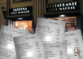 Renovación de la carta del Restaurante Taberna 1929 - © Cucharete.com