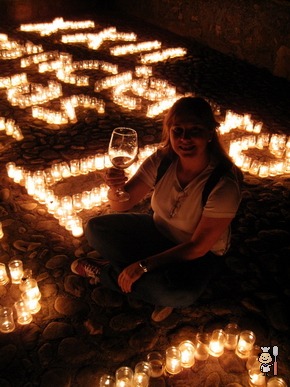 Cucharete se sube al Winebus! Espectacular la noche de las velas de Pedraza